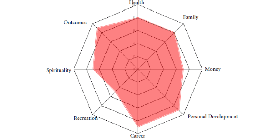 The belief wheel from steven aitchison showing all your belief categories